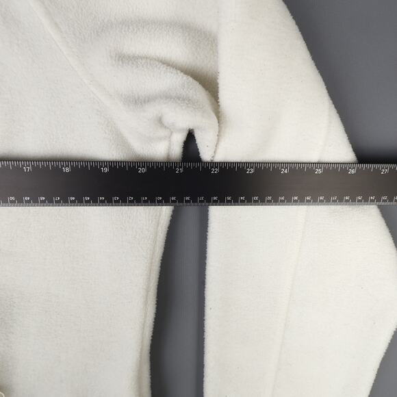 Columbia Womens XL Benton Spring Fleece Full Zip Jacket White *Read* - Picture 4 of 12